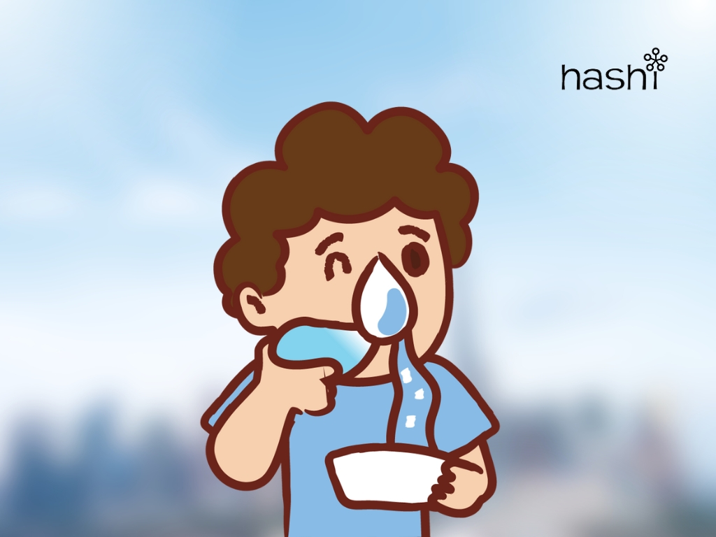 วิธีกำจัดขี้มูกแห้ง