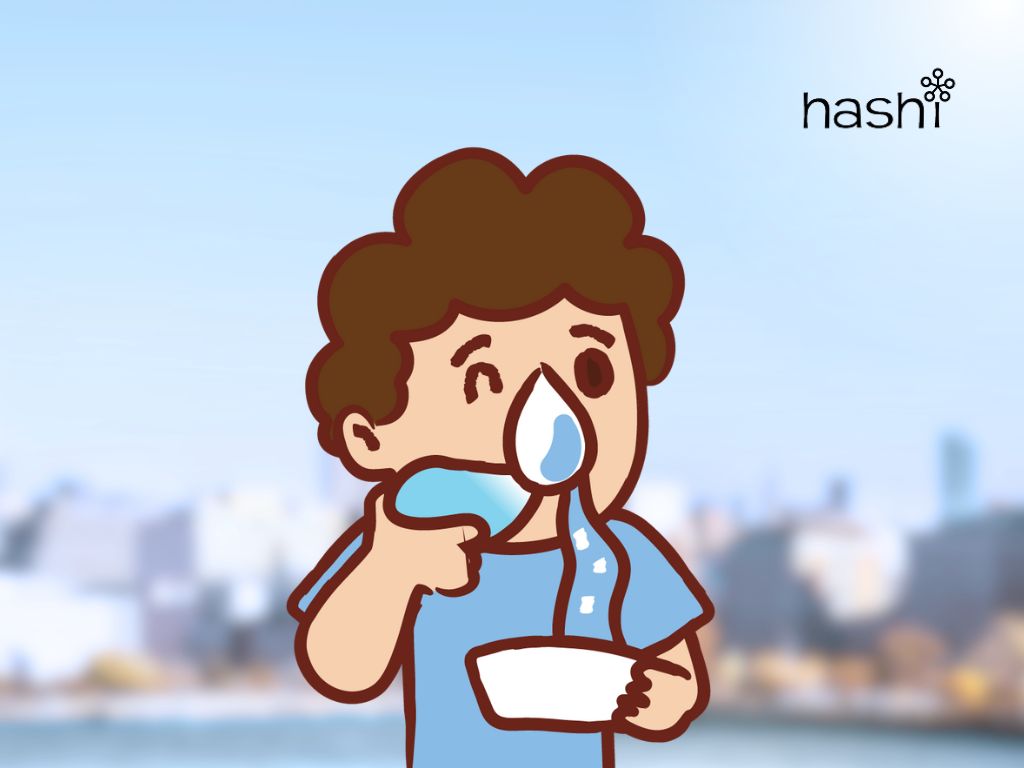 ล้างจมูกด้วยน้ำเกลือ