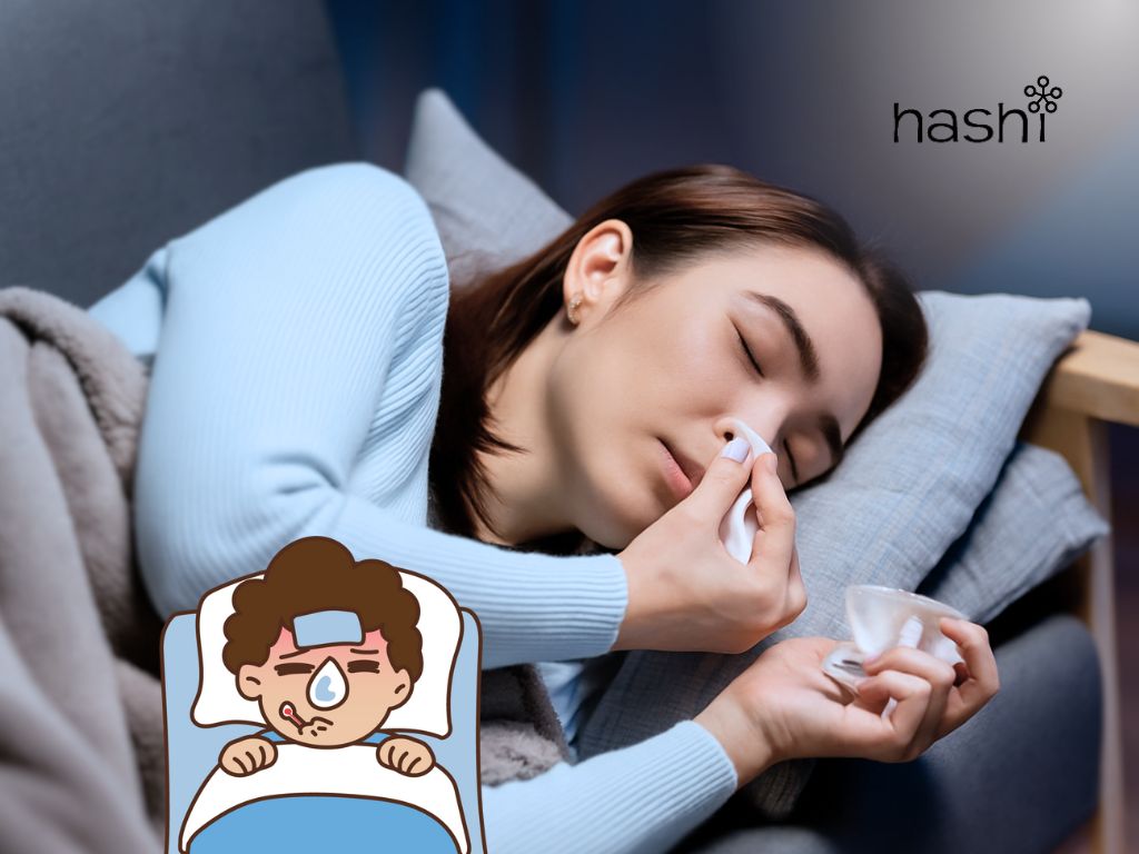 จมูกตันตอนนอน