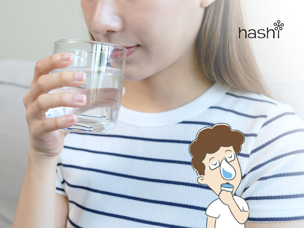 ดื่มน้ำ