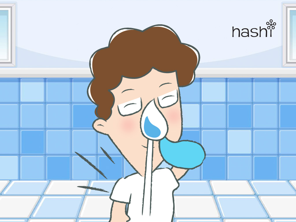 ล้างจมูกด้วยน้ำเกลือ