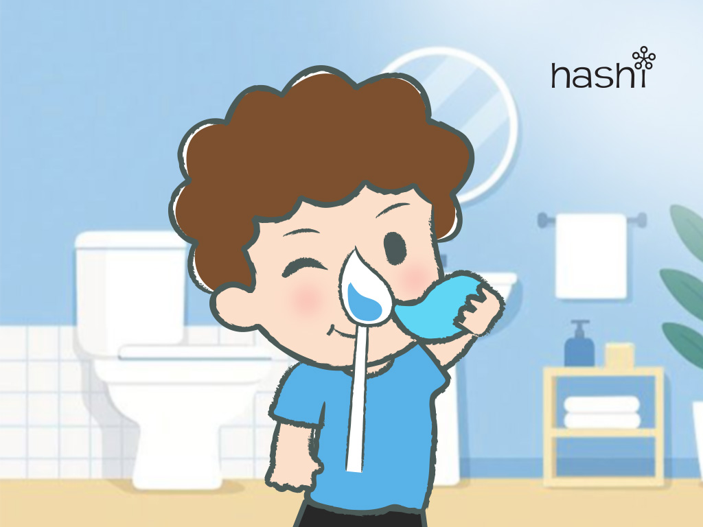 ล้างจมูกด้วยน้ำเกลือ