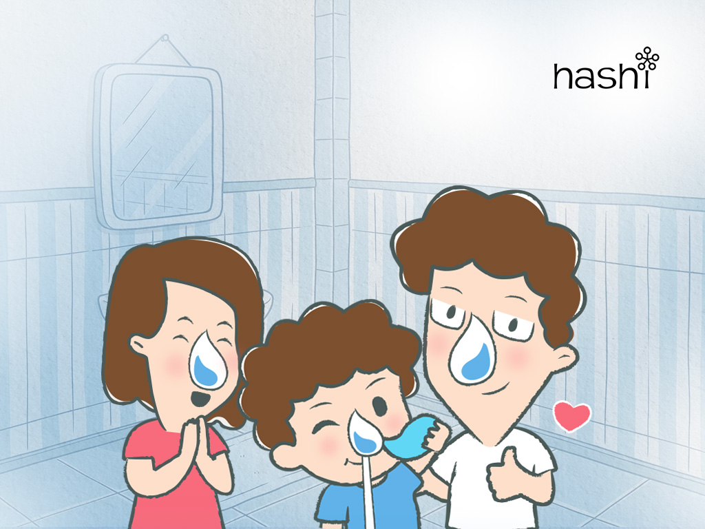 ล้างจมูกด้วยน้ำเกลือ